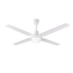 Ventilador de Techo 48 Pulgadas Blanco con Luz LED
